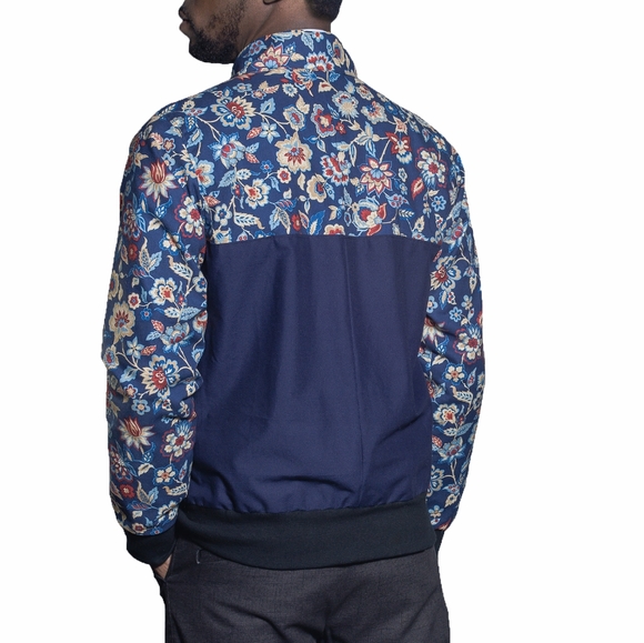 Floral Print Bomber - Picture 3 of 6